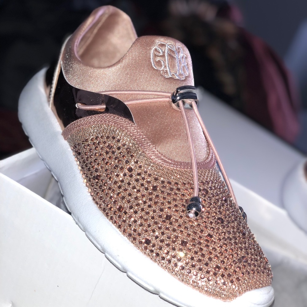 Monogrammed sneakers